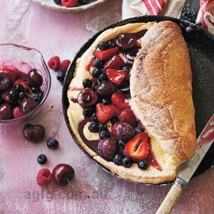 Omelette Souffle with Berries by Manu Feildel
