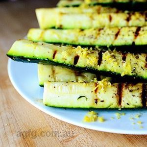 Grilled Zucchini and Lemon Salt by Ree Drummond