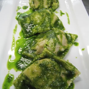 Ravioli Ossobuco with Salsa Verde