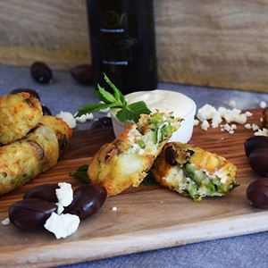 Lahano Keftedes (Vegetarian Croquettes) by The Greek Club