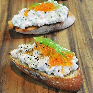 Salmon Brandade with Irish Wheaten Bread and Caviar - Chef Recipe by Alastair McLeod