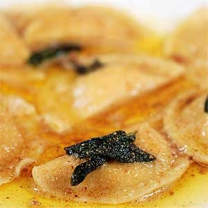 Pumpkin Pansotti With Sage Burnt Butter