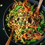 Sugar Snap Pea and Carrot Soba Noodles