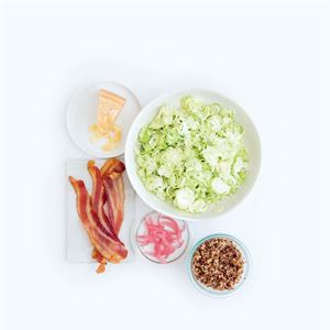 Brussels Sprouts and Bacon Grain Bowl - by Anna Shillinglaw Hampton