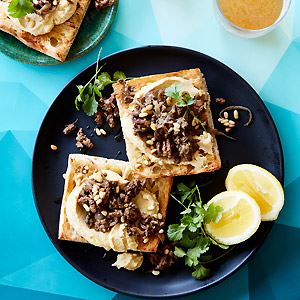 Spiced Lamb and Hummus on Toast - Chef Recipe by Ross Dobson 