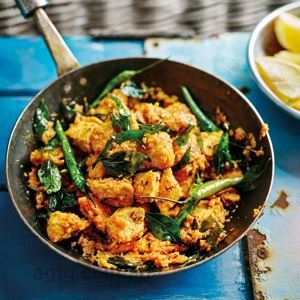 Andhra Green Chilli Chicken 65 - by Anjum Anand