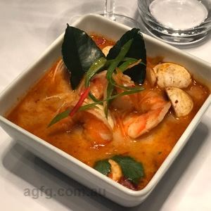 Tom Yum Prawn Soup by Fusiopia