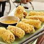 Lacy Spring Rolls with Crab, Prawn and Taro - by Tracey Lister & Andreas Pohl