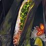 Mackerel grilled in Banana Leaf - by Tracey Lister & Andreas Pohl