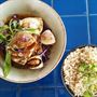 BBQ Swordfish with Diamond Clams and XO Sauce