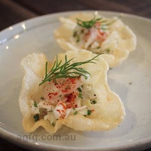 Spanner Crab and Prawn Crackers - Chef Recipe by Howard Stamp