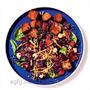 Spicy Tempeh Poke with Beetroot and Quinoa Salad