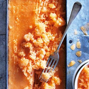 Rockmelon and Ginger Granita - Chef Recipe by Matt Moran 