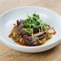 Charcoal Roasted Lamb Rump, Smoked Eggplant and Chilli Bean Paste - Chef Recipe by David Coomer
