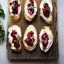 Ashed Goats Cheese & Beetroot Bruschetta