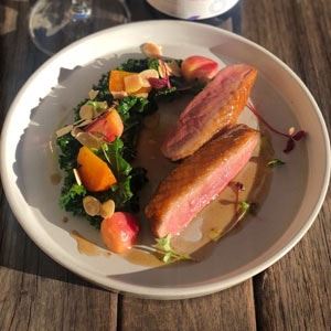 Maple Glazed Duck Breast with Kale and Roasted Beets - Chef Recipe by Georgi Partenov