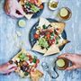 Loaded Nachos with Spicy Black Beans, Nacho Cheese Sauce and Salsa - Chef Recipe with Gaz Oakley