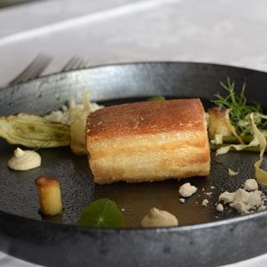 Pork Belly with Fennel and Apple - Chef Recipe by Brenton Banner