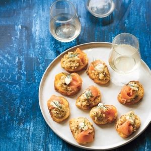 Caramelised Cauliflower and Smoked Salmon Crostini - Chef Recipe by Leanne Kitchen
