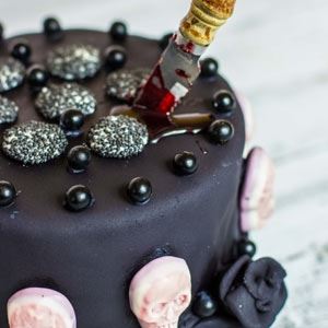 Spooky Halloween Chocolate Cake