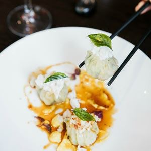 Spanner Crab and Prawn Dumplings with Spice Caramel - Chef Recipe by James Wu
