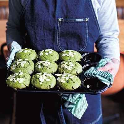 Green Tea Muffins with Sweet Azuki Beans by Meg & Zenta Tanaka