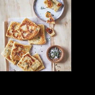 Rosemary and Sea Salt Flatbreads by Byron Smith and Tess Robinson