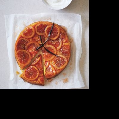 Upside-Down Blood Orange and Turmeric Cake by Byron Smith and Tess Robinson