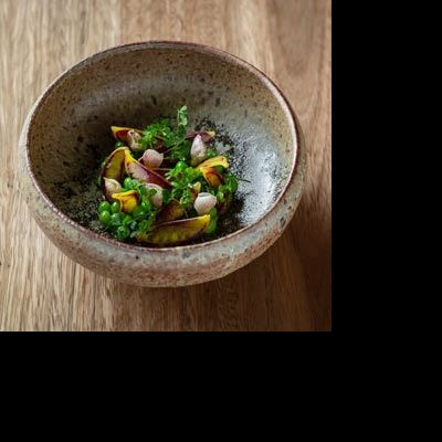 Pea Garden, Miso and Anchovy - Chef Recipe by Peter Gilmore