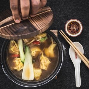 Chicken Wonton Soup Recipe By The Spice Adventuress Recipe Agfg