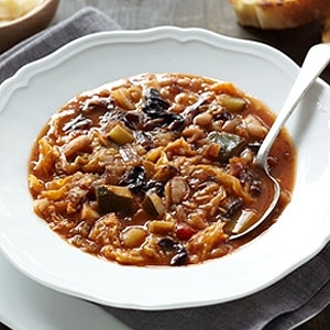 Tuscan Tomato, Bean & Cabbage Soup