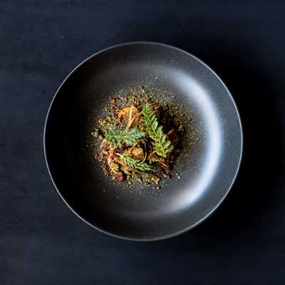 Braised Wallaby Tail and Wild Pine Mushrooms - Chef Recipe by Simon Evans and Thomas Chiumento