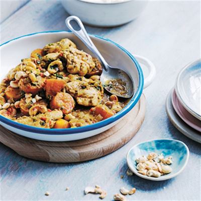 Chicken, Cashew and Carrot Curry - Chef Recipe by Ross Dobson