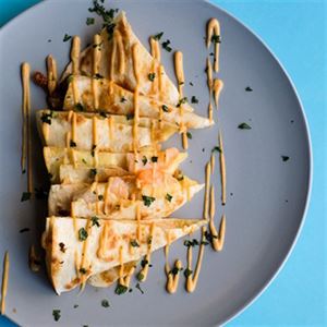 Chimichurri Prawn Quesadillas and Chipotle Crema - Chef Recipe by Matty Perry