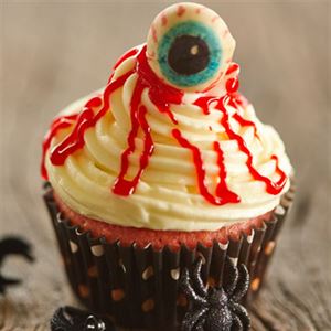 Ghoulish Macadamia Cupcakes