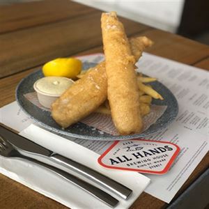 AHBH Beer Battered Fish and Chips - Chef Recipe by Michael Acevedo