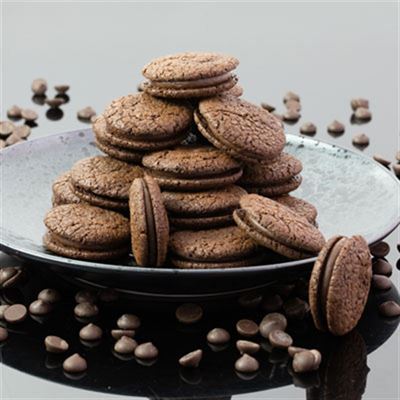Deliciously Decadent Chocolate Cookie Sandwiches - Chef Recipe by Kirsten Tibballs