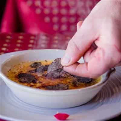 Truffle Creme Brulee - Chef Recipe by Christophe Gregoire