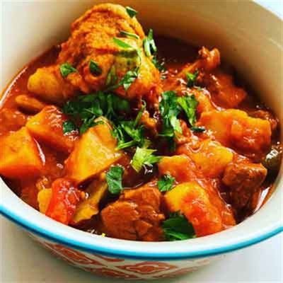 Hungarian Goulash Soup with Root Vegetables and Chive Dumplings - Recipe by Alison Wright