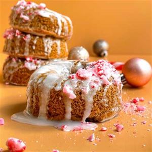 Christmas Gingerbread and Candy Cane Donuts