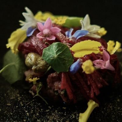 Veal Tartare, Pickled Beetroot and Herb Mayonnaise - Chef Recipe by Alan Dawes