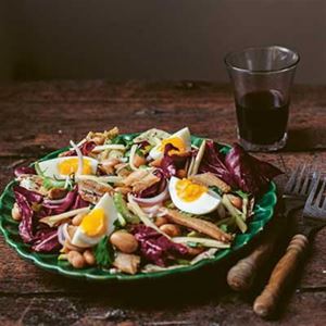 Grilled Smoked Herring Salad - Recipe by Emiko Davies.