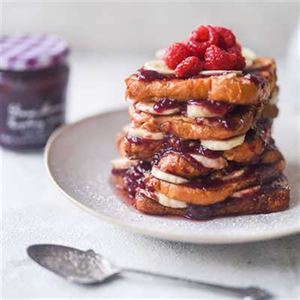 Peanut Butter and Raspberry Jelly French Toast