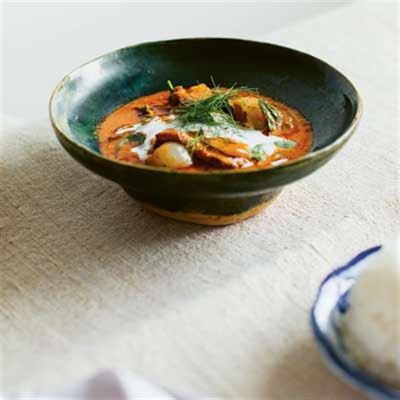 Roast Duck and Lychee Red Curry - Chef Recipe by John Chantarasak.