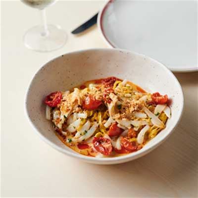 Hand-cut Spaghettini, Spanner Crab, Tomato, Smoked Butter and Citrus Pasta - Chef Recipe by Amit Kumar Kashyap.