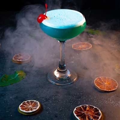  Blue Devil Cocktail by Elements Bar and Grill Darlinghurst