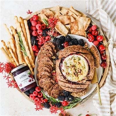Baked Brie and Cranberry Cobb Loaf - Recipe by Barker's of New Zealand