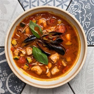 Lino’s Spicy Seafood Zuppa - Recipe by Chef Lino Sauro