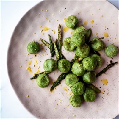 Gnudi with Asparagus and Lemon - Recipe by Alec Morris