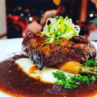 Beef Brisket and Bordelaise Sauce - Chef Recipe by Valentino Acuzar.